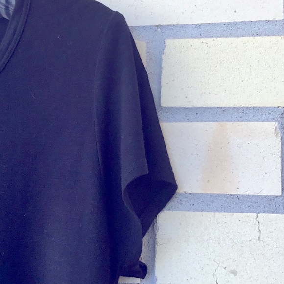 Olivia Rae Viscose Stretch Fine Knit Black Dress - Picture 3 of 7